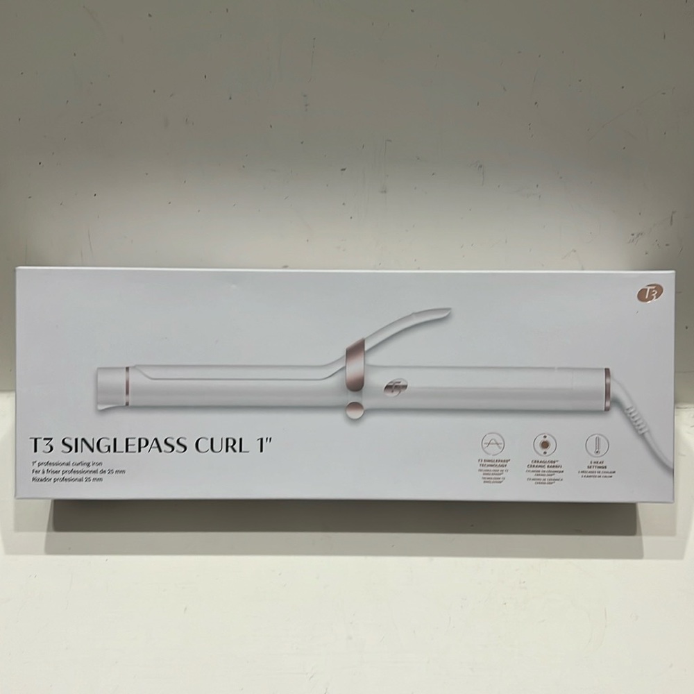 T3 Singlepass Curl 1” curling iron